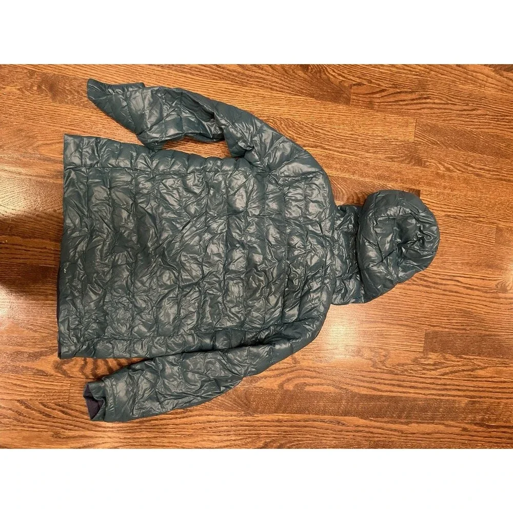 Vineyard Vines Kids Puffer Jacket Green Size L Insulated Hooded